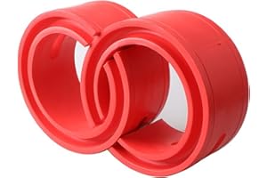 TBEST 2Pcs Automotive Coil Spring Buffer, Car Rubber Shock Absorber Anti Vibration Spring Bumper Cushion Universal for Cars (B)
