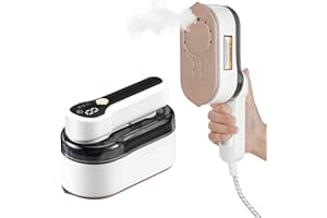Xakay Portable Iron 1200W Mini Steam Iron Handheld Steamer for Clothes, Fast Heat-up Handheld Garment Steamer Iron Travel Steamer Iron, Ironing Machine Support Dry and Wet Ironing for Home and Travel