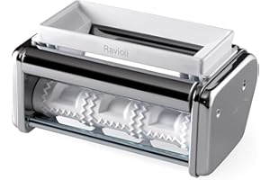 Marcato Accessorio Macchina per la Pasta, Macchina per Ravioli, Taglio da 150 mm, Compatibile con Atlas 150 e Atlasmotor, Accessorio da Cucina Tagliapasta. Linea Basic. Formato: Ravioli