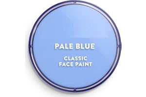 SK INFINITY | Classic Face and Body Paint 18 ml Professional Water Based, Single Cake Makeup Supplies for Adults, Kids (Classic Pale Blue)