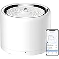 PETKIT Stainless Steel Cat Water Fountain, Wireless Pump, 1.35L/46oz, Ultra Quiet, App Control