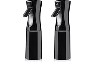 Unaibber 2stk Spray Bottle 200ml,Ultra Fine Mist Sprayer Haarsprayflasche Friseursprühflaschen Haar Zerstäuber,Wasser Sprühflasche for Hair Styling,Plants,Cleaning,Misting&Skin Care