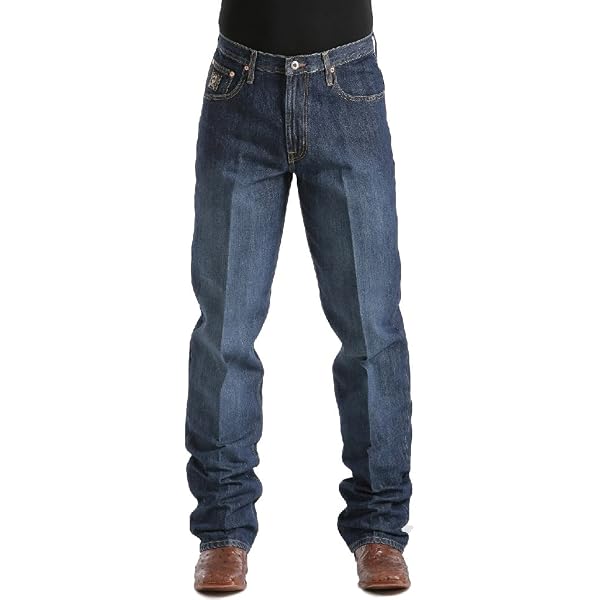 Cinch Herren Slim Fit Jeans Green Label – Mittelhohe Taille, Konisches Bein, Stonewash | Original Cinch Passform