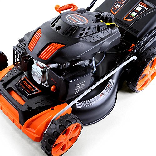 FUXTEC Benzin Rasenmäher FX-RM2050 mit 51 cm GT Selbstantrieb Motor Easy Clean 4in1 Motormäher Mulchen - 4