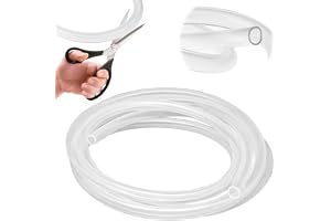 Silikonslang 10 mm x 12 mm 5 meter längd, slangar flexibel, silikongummislang, klart vatten för hushåll, dricksvatten, indust