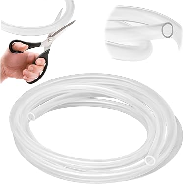 LAVMHAB Transparante Siliconen Slang – 12,7x15,9 Mm, 1,2 M, Food-grade, Flexibel, Bestand Tegen -50°C Tot 200°C, Voor Lucht/water/olie