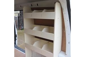 Vanify Estanterías para Furgonetas - Se Ajusta a Volkswagen Caddy 2003+ Estantería Trasera para el Lado del Pasajero