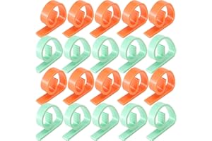 GDVONE 20 Pezzi Tovaglia Clip in Plastica,fermatovaglia da Esterno Flessibili Mobile,Clip per tovaglie,da Tavola Plastica per Tavoli Esterni, Terrazzo, Barbecue, Picnic