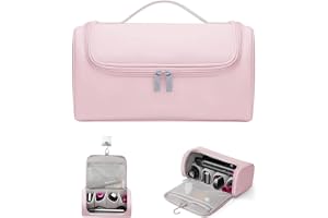 Case for Dyson Shark Flexstyle, Travel Case, PU waterproof Portable Travel Pouch with Hanging Hook, Carrying Case for Dyson Shark Airwrap Flexstyle Complete Styler (pink)