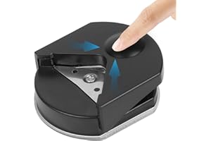 Eoixuqba Cortador De Esquinas, PVC Perforadora De Esquina Portátil Para Manualidades De Papel, Para Redondear Esquinas, Cortador De Radio, Cortador De Papel, Herramienta De Scrapbooking Para Tarjetas