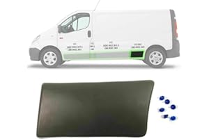 ATU Panel de moldura revestimiento lado trasero izquierdo compatible con Trafic II, Vivaro A, Primastar 2001-2013 OE: 8200326365, 8200036099, 93852551, 91165350