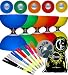 Produktbild Cyclone CLASSIC Diabolo Freiläufer mit kugellager Dreifache Lagerung Set mit Farbige Diablo FIBER Handstäbe und 10m ULTRA SPIN Pro Diabolo Schnur, Erfahren Diabolo Tricks DVD (auf Deutsch) + Diabolo Reisetasche. (Blau Diabolo / Blau Handstäbe)
