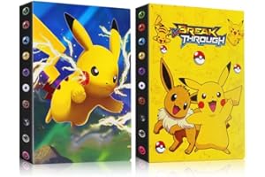 ANNUZOQ 2 Stück Sammelalbum für Karten,Sammelkarten Album,Hefte für Karten,Sammelkarte Sammelalbum,60 Seiten - für 480 Karten