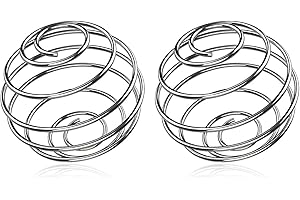 YIAJIA 2Pcs Stainless Steel Bottle Mixer Ball, Shaker Balls, Protein Shaker Ball, Blender Balls for Mixer Bottles, Wire Whisk Ball, Mixing Balls for Protein Shakes Formula