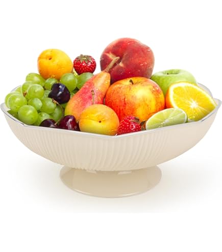 Fruitmand met 3 niveaus voor de keuken, fruitschaal houder, afneembare Fruitmand met 3 niveaus voor de keuken, fruitschaal houder, afneembare