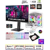Zeiron Damage X40 Ryzen 7 5700 16Gb Ram 512Gb M.2 Nvme Ssd Rtx5060 8Gb 27" 240Hz Oyuncu Masa&uuml;st&uuml; Bilgisayar