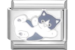 papasgix Modular for Italian Charm Italian Charms for Women Animal Italian Style Charms fits all 9mm Bracelet Retro Personality Charms Bracelets Accessories Girl Boy Gift