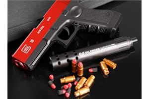 YERDOS Toy Gun, Toy Guns for Boys, Upgrade Plastic Toy Pistol for Kids with Soft Foam, Children Education Foam Blaster Birthday Gift for Outdoor Play (Colour)