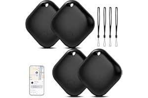 XTVTX GPS Tracker Android, Smart Tag Android Kompatibel mit Googles ''Find My Device''-App (nur Android), Koffer Tracker Bluetooth Key Finder für Koffer, Rucksäcke, Geldbörsen und Taschen,4 Stück