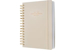 Kokonote Diary 2024-2025 Misty Gray | Back To School 12 Months Academic Diary A5 Day To Page | August 2024 - July 2025 | Mid Year Diary 2024-2025 With Stickers | Daily Academic Planner