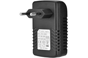 TOSUNY Inyector Poe de Pared, Adaptador de Alimentación Adaptador Ethernet de 48V 0.5A Teléfono/Cámara IP con Enchufe de Pared (Unión Europea)