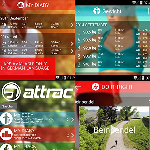 Nordic Walking Stöcke Classic Teleskop Verstellbar inkl. Nordic Walking App Wanderstöcke mit Anti-Shock Dämpfung - 6