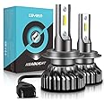 KOYOSO Lampadine H7 LED 10000LM, Kit Lampada Sostituzione per Alogena Lampade e Xenon Luci, 12V 6000K Bianco