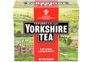 Yorkshire Tea - lot de 4 boîtes de 80 sachets