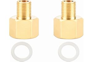 PROFIWOAB Deux rallonges de réduction 1/8" extérieur x 1/4" intérieur en laiton