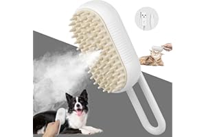 TOHDNC TOHDHC Cat Steam Brush, 3 in 1 Spray Cat Brush with Water Spray, Self Cleaning Steam Pet Brush With Massage, Cat Grooming Brush for Removing Knots,Loose Hair…