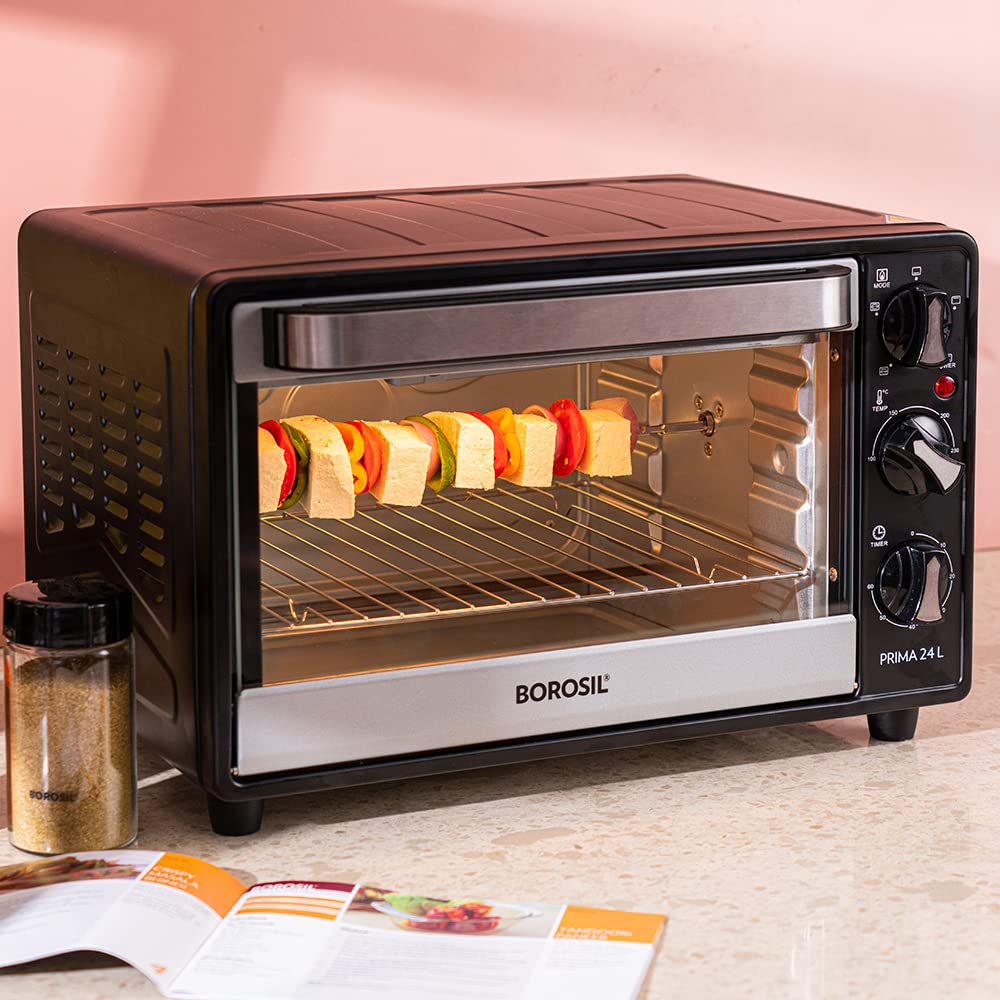 Borosil Prima 24 L Oven Toaster and Grill Review with Rotisserie Features