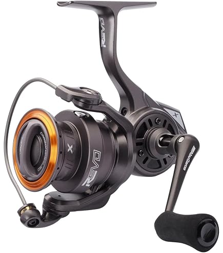 Moulinet Spinning Abu Garcia Spike S – Pour Pêche En Eau Douce (perche, Brochet, Sandre), Ratio 5.2:1, 7+1 Roulements, Léger Et Robuste