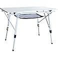 Uquip Variety M Aluminium Falttisch für 4 Personen Höhenverstellbar (90x52cm)