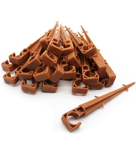 30 Pezzi Picchetti Di Supporto Per Tubo Irrigazione Goccia In