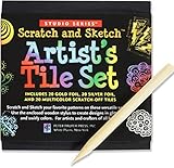  Studio Series Artist\'s Tiles: Scratch & Sketch (60 Pack)
