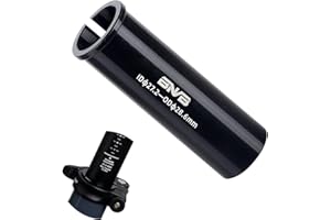 PLATTBK Tija de sillín reductora de 100 mm, adaptador para tija de sillín 22.2/25.4/27.2/28.6/30.0/30.4/30.9/31.6/31.8/33.9/34.9 sillín de bicicleta Shim para MTB BMX