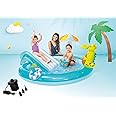 Vunexo Gator Inflatable Swimming Pool Play Center Bath Tubs for Adults Spa with Electric Pump, 79in X 67in X 33in, for Ages 2+