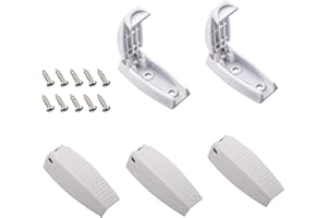 Greluma 5 Stück Wohnmobil Türhalter, weißer Gepäck türverschluss, Camper Türclips, halten die Gepäcktür offen, für Wohnmobil, Anhänger, Camper Vans