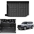 KASUART Car Trunk Mat For Jetour T2 2024-2025 TPE Rubber Heavy Duty Car Boot Cargo Liner Mat Rear Trunk Mats Trunk Liners Cargo Mat Boot Liner 3D All Weather Waterproof T2 Accessories (Cargo Mat-A)