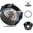 3 PCS Blender Replacement Kit, Stainless Steel Oster Blade, Rubber O Ring Sealing Ring, Replacement Base