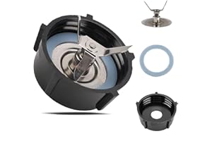 HAOFY Lama Di Ricambio Base, Lama a Croce, Kit Sostituzione Frullatore 3 PCS, Ricambio Lama Oster in Acciaio Inossidabile, Anello Tenuta in Gomma O Ring, Base di Ricambio