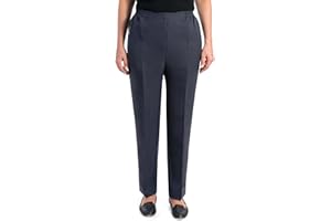 Alica Winter Schlupfhose, Gummizug, gerader Schnitt, Hosentaschen mit Reißverschluss, klassich einfarbig