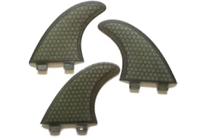 UPSURF Tavola da Surf FCS 3Pinne Lana di Vetro Stile Favo Bodyboard da Surf Thruster Set