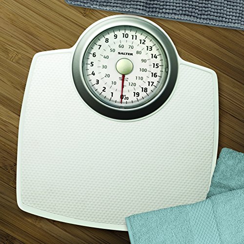 Salter Mechanische Personenwaage Weiss Silber - 4