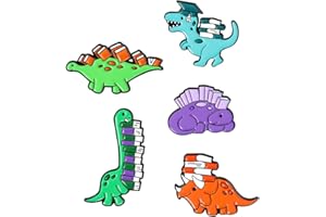 HAPPYYAMI 5 unidades de broche de dibujos animados Pin con libro insignias ropa bolsas mochilas solapas alfileres para mujeres niñas ropa decoración