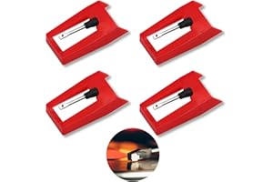 QTKSCEADLNCE Pack of 4 Needle for Turntable, Replacement Needles Universal Turntable Needles Pen Replacement Accessories Diamond Stylus Replacement Compatible with Most Phonograph Vinyl Sound Including White