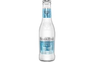 FEVER-TREE -24 Bouteilles de 200 ml de Mediterranean Tonic Water-Citron et herbes aromatiques - Soda - (24 x 200 ml