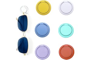 ShigKeu 6 pcs Pack Sunglasses Organiser Wall Mounted Eyeglass Holder White Hanging Sunglasses Eyewear Display Hanger for Wall and Door,Eyeglasses Holder for Sunglasses Display