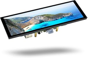 LUCKFOX 7,9-calowy ekran dotykowy HDMI LCD, Waveshare 400 (wys.) x 1280 (V) pikseli, ekran IPS, ekran 60 Hz, do Raspberry Pi OS/Ubuntu/Jetson Nano/PC Windows 11/10/8.1/8/7