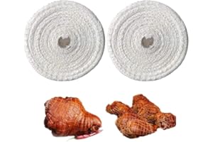 FOUTP Filet De Cuisson pour Viande Filet De Viande Filet De Fumée Filetde Viande en Élastique Rouleaux De Filet De Cuisine en Coton pour Conserver Rôtir Cuire du Jambon 300 Cm 2 PCS